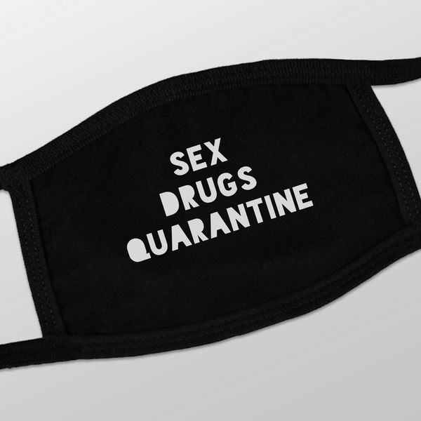 Маска захисна "Sex, Drugs, Quarantine" HK-msk-16 фото