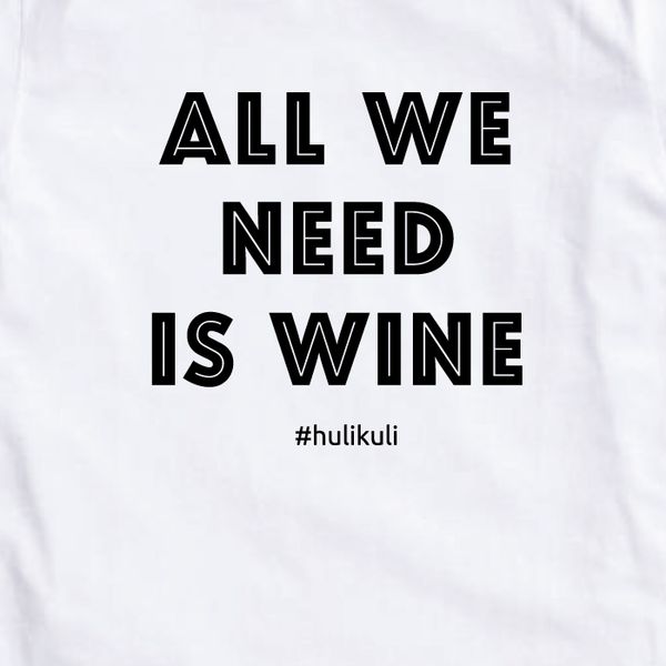 Свитшот женский "All we need is wine" белый HK-85 фото