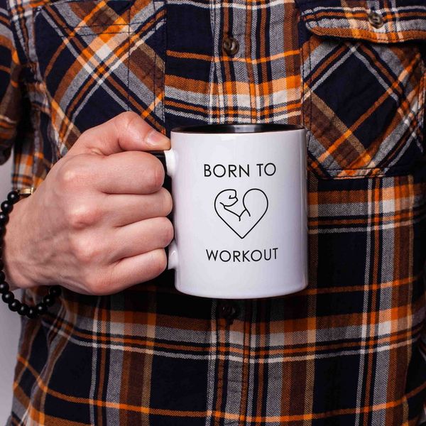 Чашка "Born to workout" BD-kruzh-130 фото