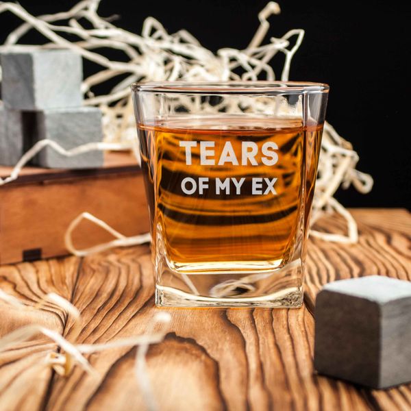 Склянка для віскі "Tears of my ex" BD-SV-43 фото