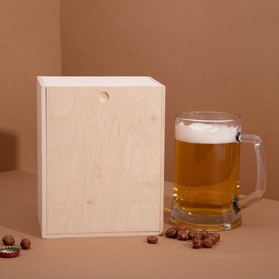 Подарункова коробка для кухля пива BD-BOX-105 фото