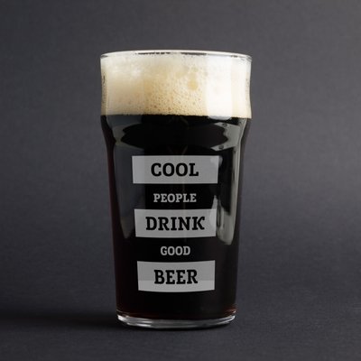 Келих для пива "Cool people drink good beer" BD-BP-141 фото