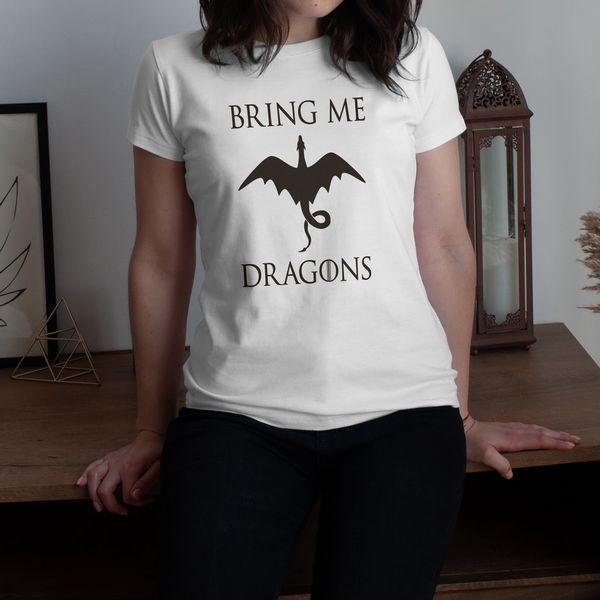 Футболка GoT "Bring me dragons" жіноча BD-f-14 фото