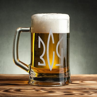 Кружка для пива "ЗСУ Герб" BD-BP-118 фото