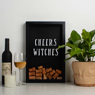 Копілка для винних корків "Cheers witches" BD-vin-15 фото