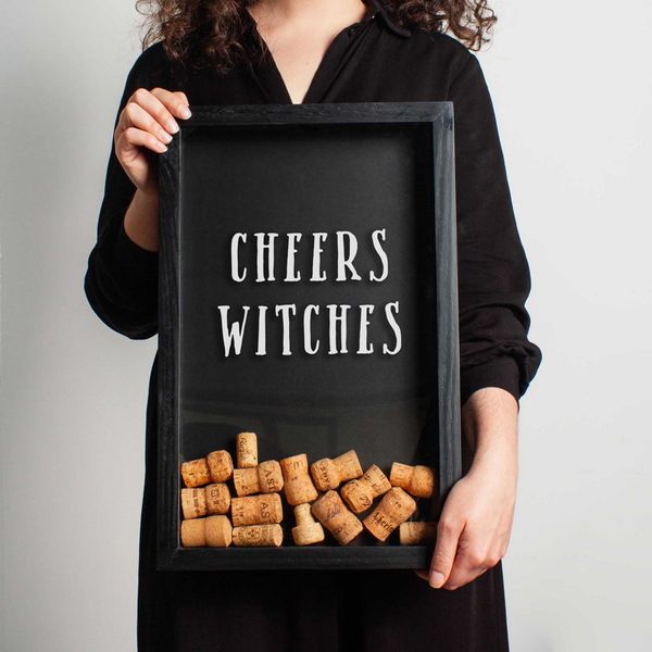 Копілка для винних корків "Cheers witches" BD-vin-15 фото