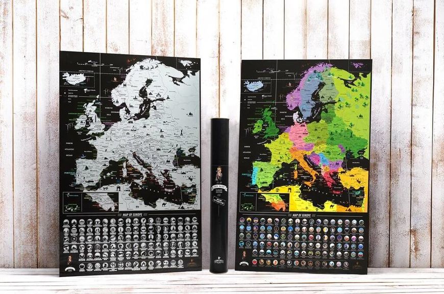 Скретч-карта "My Map Europe edition ENG" MG-SCRTCH-08 фото