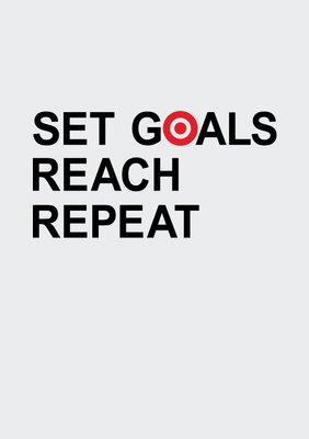 Постер "Set Goals Reach Repeat" BD-POS9 фото