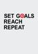 Постер "Set Goals Reach Repeat" BD-POS9 фото 2