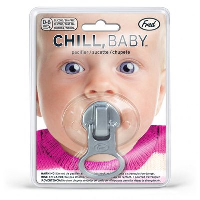 Соска дитяча "Chill, Baby: Застібка блискавка" FFZIPZIP фото