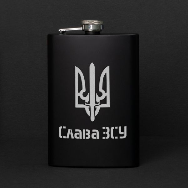 Фляга "Слава ЗСУ" у крафтовій коробці BD-FLASK-237 фото