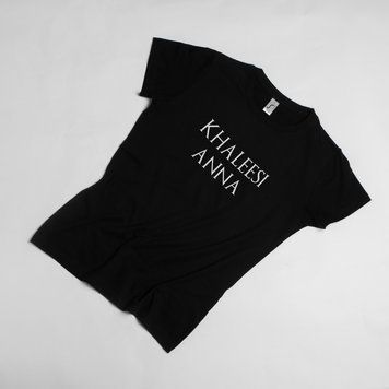 Футболка GoT "Кhalееsi" именная женская BD-f-30 фото