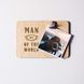 Доска для фото "Man №1 of the world" с зажимом BD-phboard-47 фото 1
