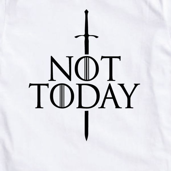 Футболка GoT "Not today" жіноча BD-f-07 фото