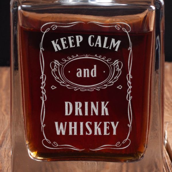 Графин "Keep calm and drink whiskey" MO8055002859469 фото