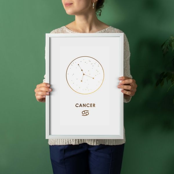 Постер "Зодиак: Рак" фольгований А3 BD-pl-15 фото