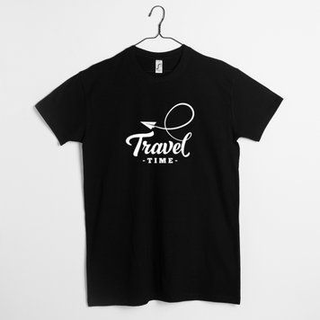 Футболка мужская "Travel time" BD-f-201 фото