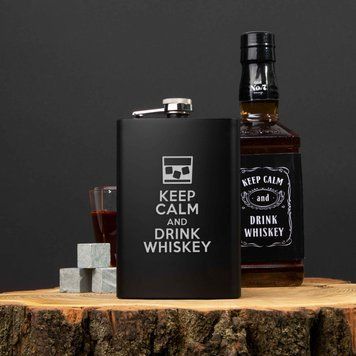 Фляга "Keep calm and drink whiskey" BD-FLASK-05 фото