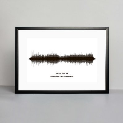Постер "Картина голосом: наша песня" персонализированный А3 BD-pl-10 фото