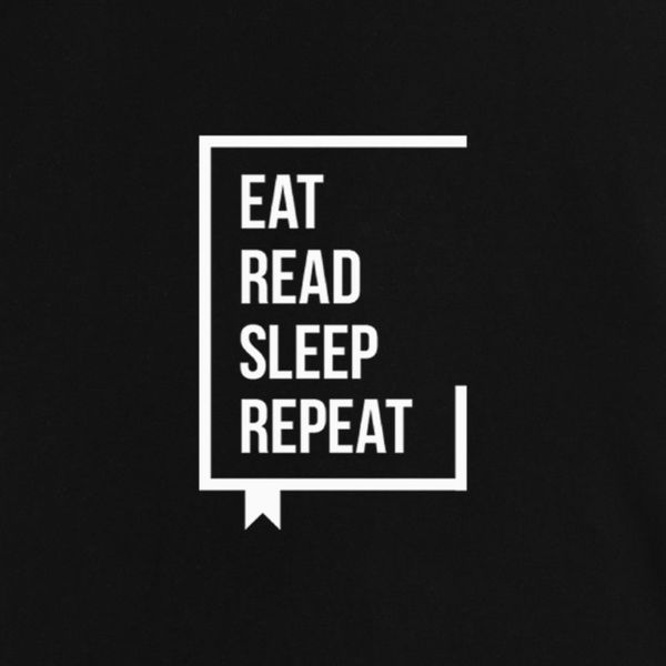 Футболка "Eat Read Sleep Repeat" жіноча BD-f-135 фото