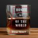 Склянка з кулею "№1 of the world" для віскі персоналізована BD-BULLET-GLASS-20 фото 4
