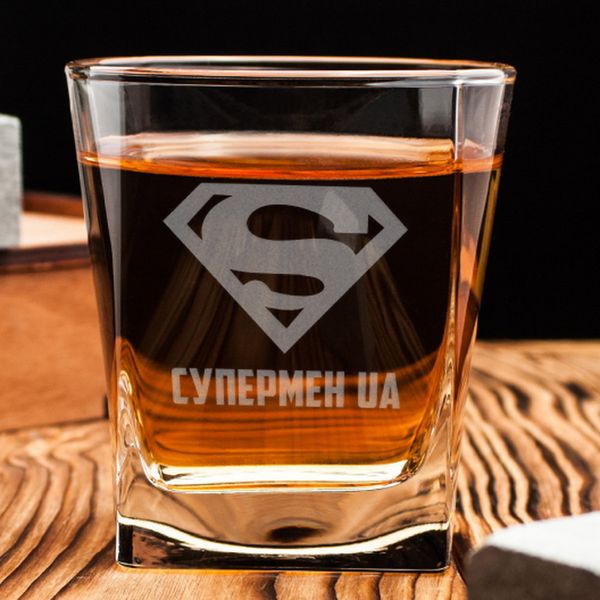 Стакан для виски "Супермен UA" BD-SV-05 фото