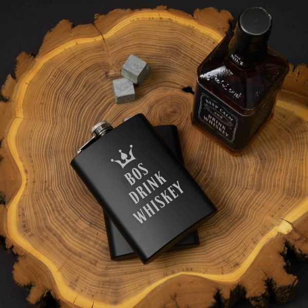 Фляга "Bos drink whiskey" BD-FLASK-10 фото