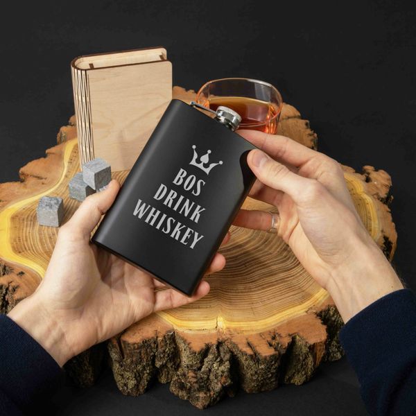 Фляга "Bos drink whiskey" BD-FLASK-10 фото