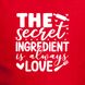 Фартук "The secret ingredient is always love" BD-ff-116 фото 3