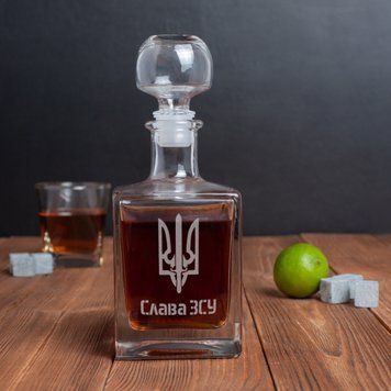 Графин "Слава ЗСУ" в крафтовой коробке BD-graf-14 фото