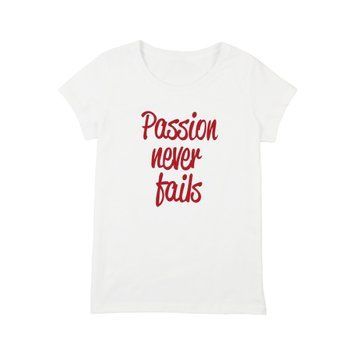 Футболка жіноча "Passion Never Fails" HH-17 фото