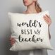 Подушка "World`s best teacher" BD-podu-7 фото 3