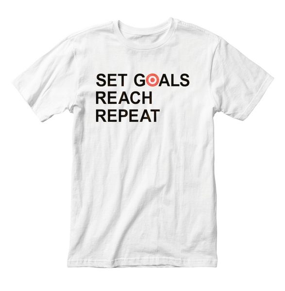Футболка чоловіча "Set Goals Reach Repeat" HH-9 фото