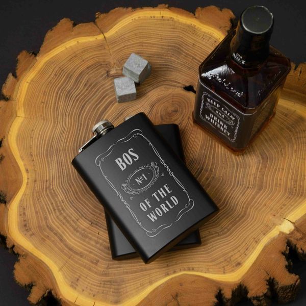 Фляга "Bos №1 of the world" BD-FLASK-28 фото