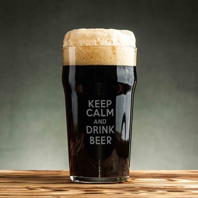 Бокал для пива "Keep calm and drink beer" BD-BP-07 фото