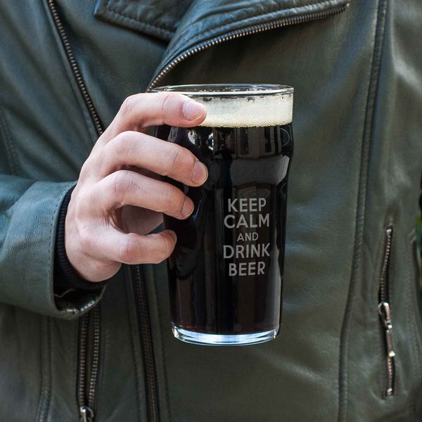 Келих для пива "Keep calm and drink beer" BD-BP-07 фото
