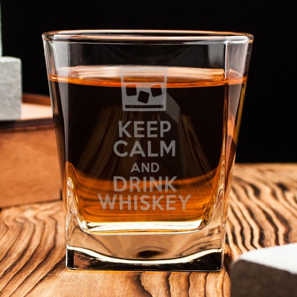 Стакан для виски "Keep calm and drink whiskey" BD-SV-02 фото