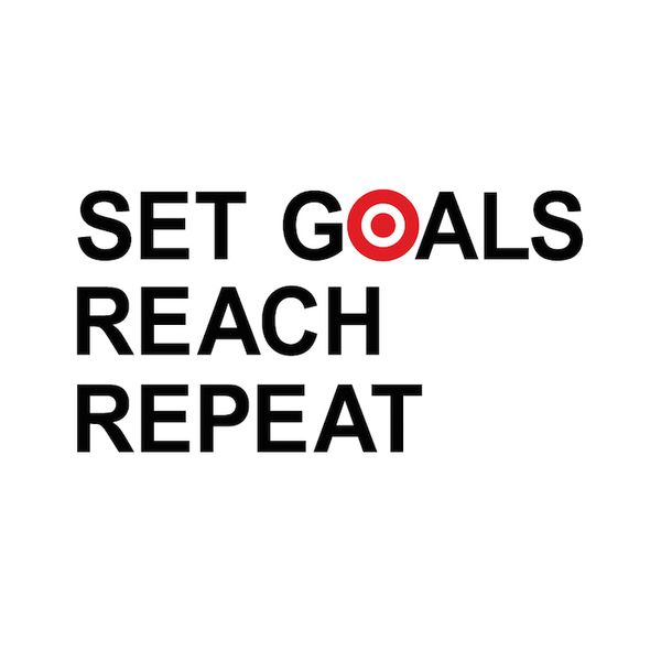 Футболка жіноча "Set Goals Reach Repeat" HH-18 фото
