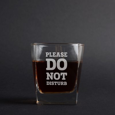 Склянка для віскі "Please do not disturb" BD-SV-62 фото