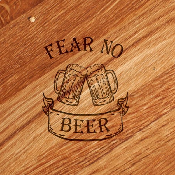 Дошка для нарізки "Fear no beer" BD-WD-09 фото