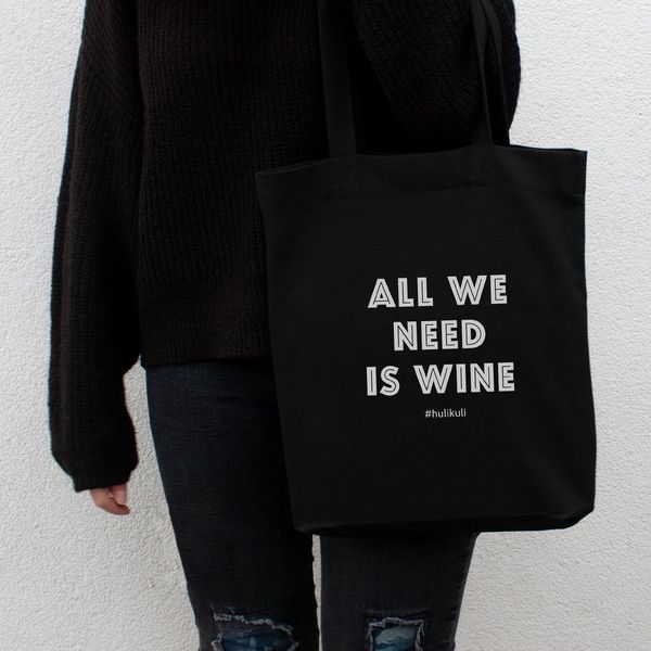 Экосумка "All we need is wine" HK-es-03 фото