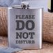 Фляга стальная "Please do not disturb" BD-FLASK-124 фото 1