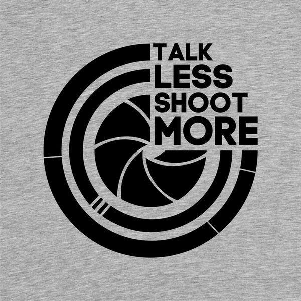 Футболка "Talk less, shoot more" чоловіча BD-f-92 фото