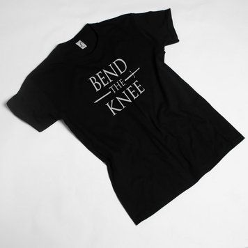 Футболка GoT "Bend the knee" чоловіча BD-f-13 фото