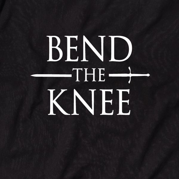 Футболка GoT "Bend the knee" чоловіча BD-f-13 фото