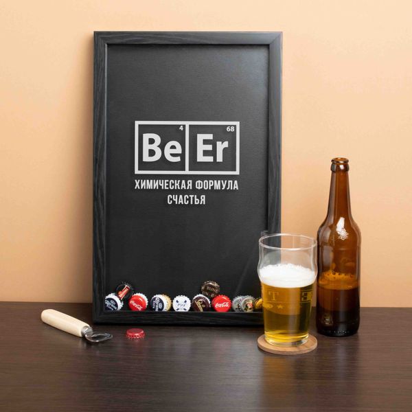 Рамка-копилка для пивных крышек "BeEr" BD-beer-05 фото