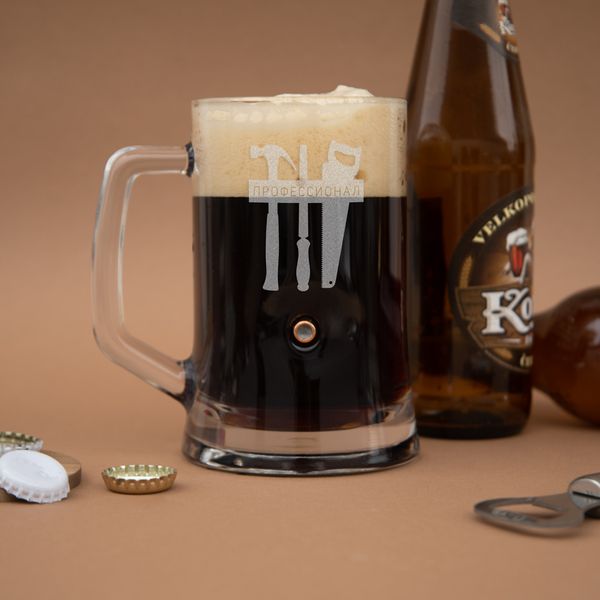 Кружка для пива с пулей "Профессионал" BD-BP-95 фото