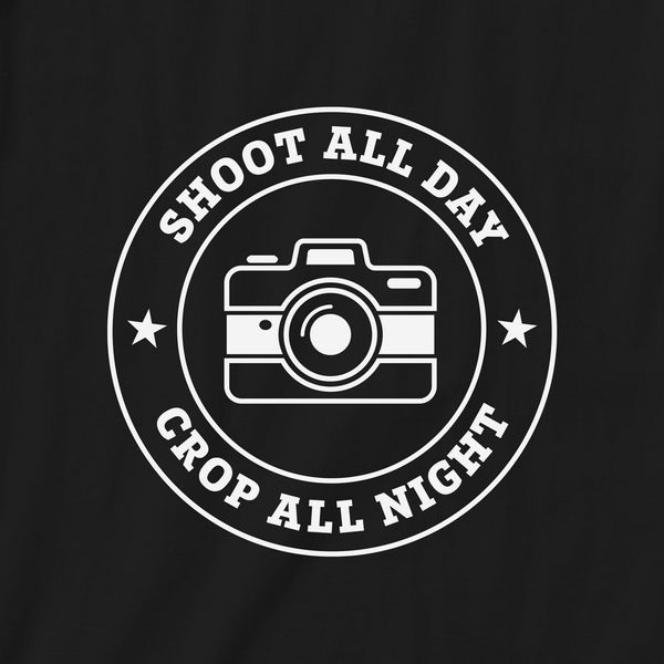 Футболка "Shoot all day, cropp all night" мужская BD-f-98 фото
