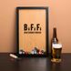 Рамка-копілка для пивних кришок "Beer Friends Forever" BD-beer-06 фото