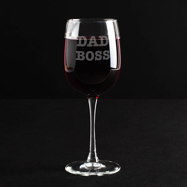 Бокал для вина "Dad Boss" HK-st-28 фото